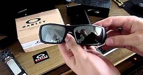 Unboxing and review sunglasses Oakley Gascan Matte Black Iridium Polarized (+correction)