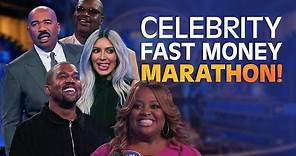 WOW! Celebrity Family Feud Season 4 FAST MONEY MARATHON! | Celebrity Family Feud