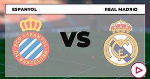 Dónde ver online y gratis el partido del Espanyol - Real Madrid