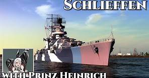 World of Warships: Schlieffen with Azur Lane's Captain Prinz Heinrich
