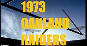 The 1973 Oakland Raiders Yearbook