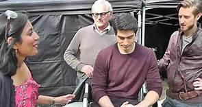 On set with the Cast of 'Legends Of Tomorrow' - Brandon Routh! Arthur Darvill! Victor Garber!