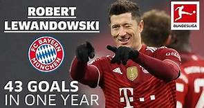 Robert Lewandowski - All Bundesliga Goals in 2021 - New Historic Record