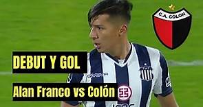 Alan Franco vs Colón 🇦🇷🇪🇨 | Debut y gol del Ecuatoriano | ✅ copa libertadores 8vos de final 🏆#debut