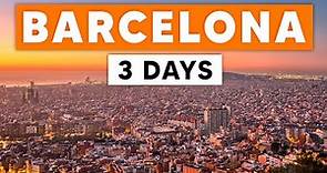ITINERARY FOR 3 DAYS IN BARCELONA | Best Things To Do in Barcelona