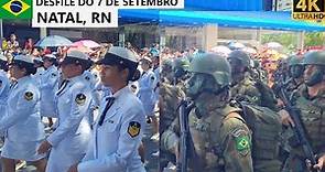 Military Parade Brazil's Independence Day - Natal, RN, Brazil [4K] 07.09.2022
