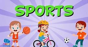 Vocabulario de los deportes | Vídeos Educativos para Niños Aprende inglés