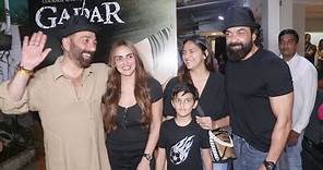 Sunny Deol & Bobby Deol All Smlies As They Re-unite With Sisters Esha Deol & Ahana Deol For Gadar ll
