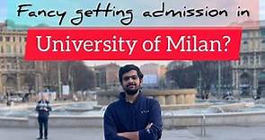 How to apply for Admission in University of Milan | A Complete Guide | Study in Italy 🇮🇹