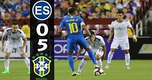El Salvador [0] vs. Brasil [5] RESUMEN/ESTV -9.11.2018- Amistoso/Friendly