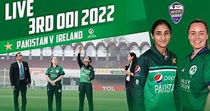 Live | Pakistan Women vs Ireland Women | 3rd ODI 2022 | PCB