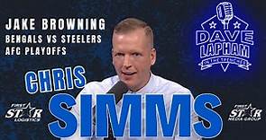 Chris Simms Talks Jake Browning - Bengals vs Steelers - AFC Playoffs
