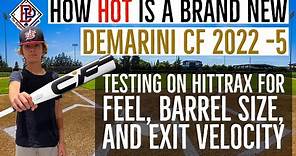 Demarini 2022 CF -5 Baseball Bat Review | How HOT is this Composite Bat Brand NEW