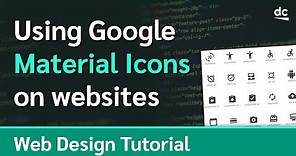 How to Use Google's Material Icons on Your Websites
