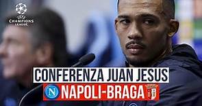 Juan Jesus in conferenza 🎙 Napoli Braga ⚽ Champions League | VIDEO INTEGRALE