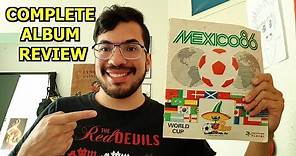 COMPLETE PANINI STICKER ALBUM REVIEW MEXICO 86 | Stickers Fifa World Cup old Collection