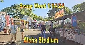 [4K] Aloha Stadium Swap Meet / Flea Market 1/14/24 in Aiea, Oahu, Hawaii