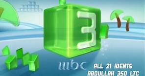 All 21 idents of MBC 3 TV ADS