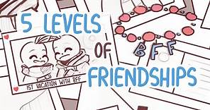 5 Levels of Friendships