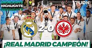 HIGHLIGHTS | Real Madrid 2-0 Frankfurt | Super Cup 2022 | TUDN