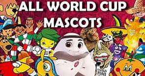 THE MASCOTS AND LOGOS OF ALL THE FIFA WORLD CUPS (1966-2022)