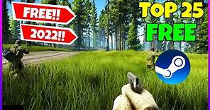 Top 25 Steam Games that you can play right now for Absolute FREE!!🔥(Free to Play) (2022)