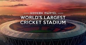 Why does the Narendra Modi Stadium have 11 cricket pitches?