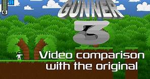Gunner 3 Remastered Video Comparison