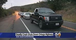 Deadly Crash On Ortega Highway Creates Traffic Mess