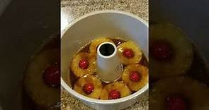 Pineapple Upside Down Cake with Butter Rum Glaze