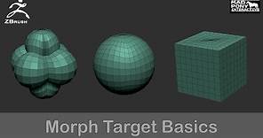Zbrush - Morph Target Basics