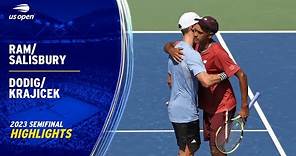 Rajeev Ram Joe Salisbury vs. Ivan Dodig Austin Krajicek Highlights | 2023 US Open Semifinal