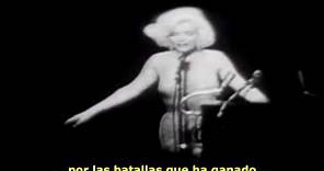 Marilyn Monroe: Happy Birthday, Mr. President (Subtitulada en español) (Escena completa)