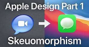 Apple Design Part 1: Skeuomorphism