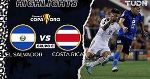 RESUMEN | El Salvador vs Costa Rica | Copa Oro 2023 | TUDN