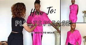 HOW TO: 10 WAYS TO WEAR Issey Miyake’s Madame-T Knit Stole Scarf