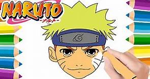 Naruto 🔥 Colorier et Dessiner NARUTO facilement 🎨 Coloriage Manga Naruto Dessin