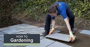 How to lay a patio with Wickes