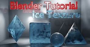 Blender procedural Tutorial : Easy Way To Create ICE material