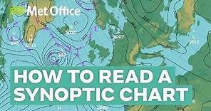 How to read a synoptic weather chart