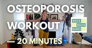 20-Minute Total Body Workout for Strong Bones (Moderate Intensity)