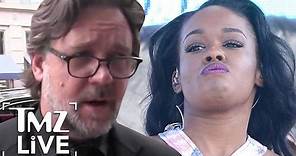 RUSSELL CROWE Gets Physical with AZEALIA BANKS | TMZ Live | TMZ Live
