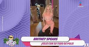 ¡Britney Spears BAILA sensual en el tubo! | Qué Chulada
