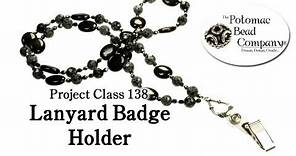 How to Make a Beaded Lanyard Badge Holder