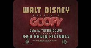 Goofy – For Whom the Bulls Toil (1953) – original RKO titles