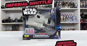 Imperial Shuttle Micro Galaxy Squadron Unboxing and Review from Jazwares.