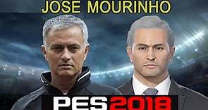 Jose Mourinho face - PES 2018 HD60fps