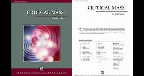 Critical Mass, by Todd Stalter – Score & Sound