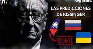 La supervivencia de Putin o de Ucrania y la probable guerra en Taiwán: las predicciones de Kissinger