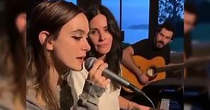 Courteney Cox & Daughter Coco Arquette Perform A Cover Of Taylor Swift's 'Cardigan'